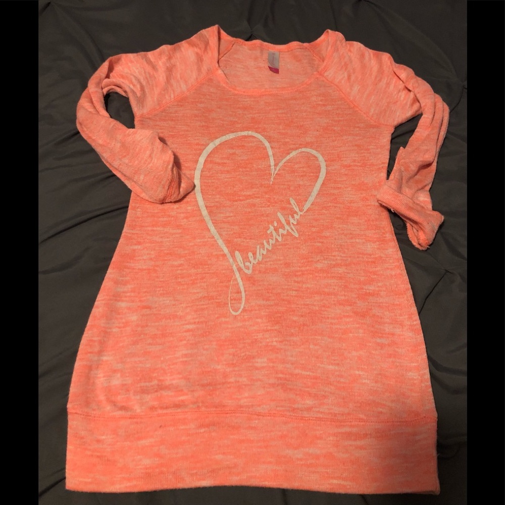 “Beautiful” peach top